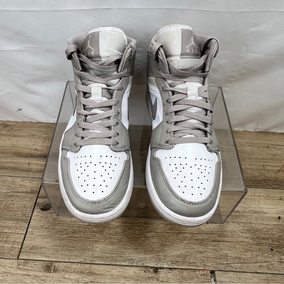 Air Jordan 1 Mid 'College Grey / Linen' Mens sz 9 - Picture 5 of 12